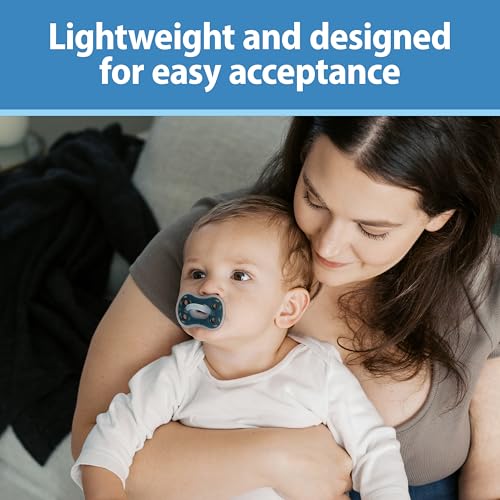 New Dr. Brown's Advantage One - Piece Silicone Baby Pacifier 3 Pack - Kidsy