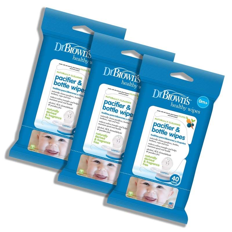 New Dr. Brown's Bottle & Pacifier Wipes 120 - Count - Kidsy