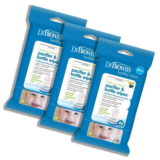 New Dr. Brown's Bottle & Pacifier Wipes 120 - Count - Kidsy