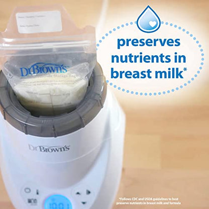 New Dr. Brown's MilkSPA Breast Milk and Bottle Warmer (White) - Kidsy