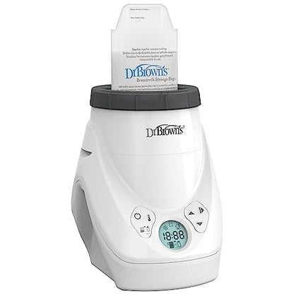 New Dr. Brown's MilkSPA Breast Milk and Bottle Warmer (White) - Kidsy