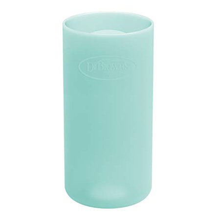New Dr. Brown's Natural Flow Options+ Glass Baby Bottle Sleeve (Mint) - Kidsy