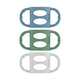 New Dr. Brown's Silicone Bottle Handles 3-Pack (Blue/Green/Gray) - Kidsy