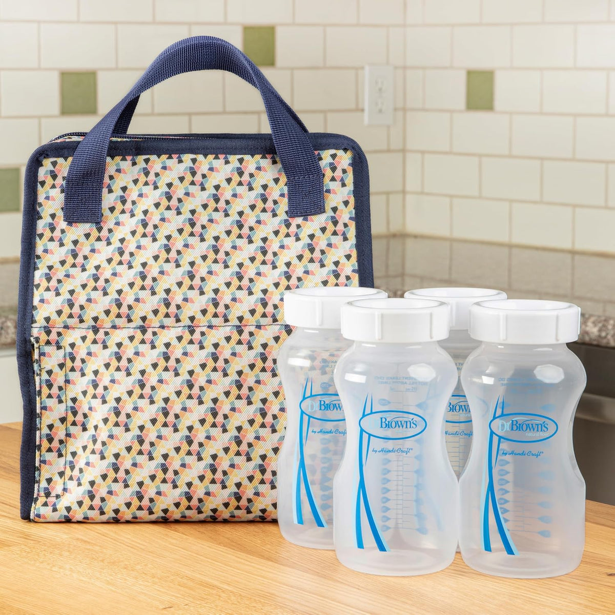 New Dr. Brown's Wide-Neck Storage & Travel Caps 2-Pack - Kidsy