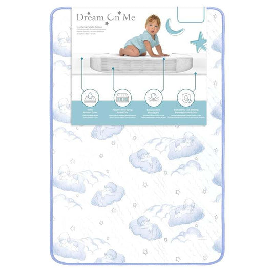 New Dream On Me 2 - in - 1 Pocket Coil Crib Mattress (White) - Kidsy
