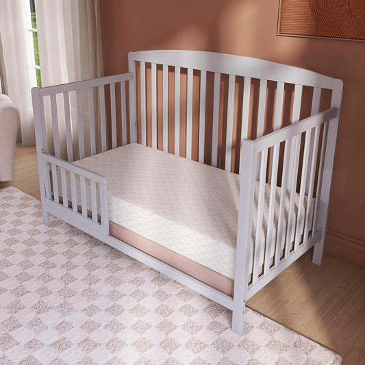 New Dream on Me Baby Fairy 5” Foam Crib & Toddler Bed Mattress (White) - Kidsy