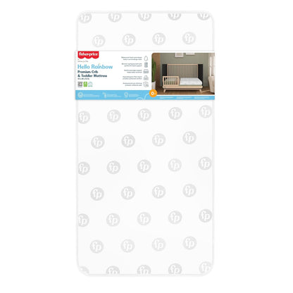 New Dream on Me Baby Fisher - Price Hello Rainbow Full Crib Mattress Firm Innerspring Mattress with Waterproof Vinyl Cover - Kidsy