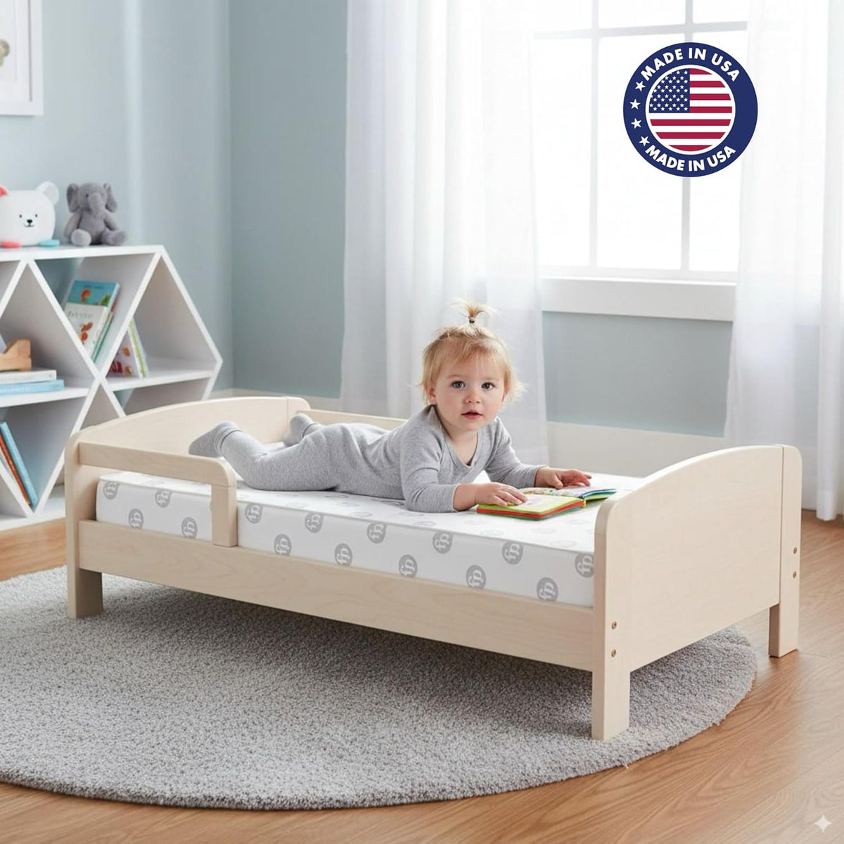 New Dream on Me Baby Fisher - Price Hello Rainbow Full Crib Mattress Firm Innerspring Mattress with Waterproof Vinyl Cover - Kidsy