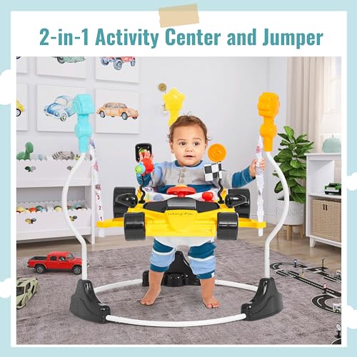 New Dream On Me Champ Activity Center & Jumper (Yellow) - Kidsy