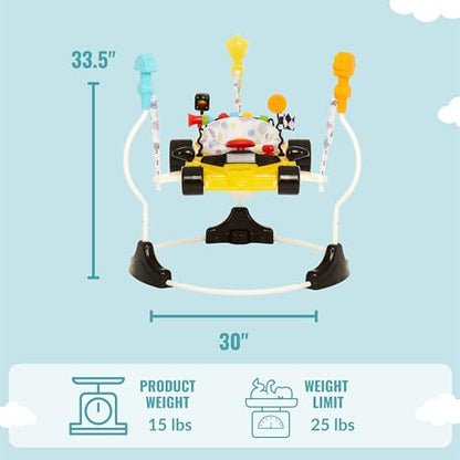 New Dream On Me Champ Activity Center & Jumper (Yellow) - Kidsy
