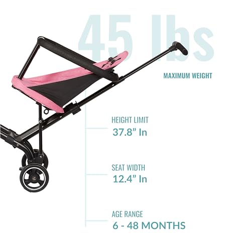 New Dream On Me Coast Rider Stroller (Pink) - Kidsy