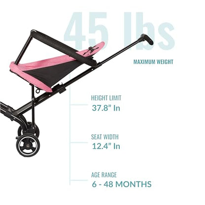 New Dream On Me Coast Rider Stroller (Pink) - Kidsy