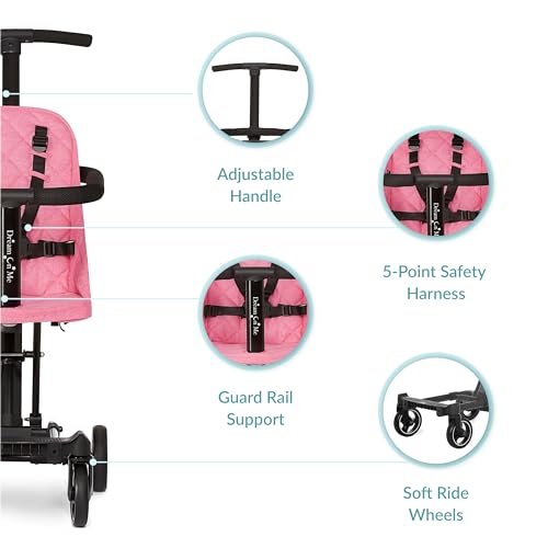 New Dream On Me Coast Rider Stroller (Pink) - Kidsy