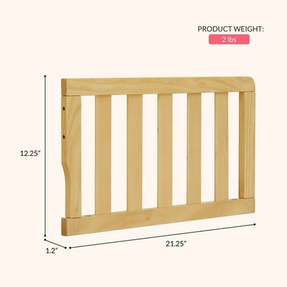 New Dream On Me Convertible Crib Toddler Guard Rail (Natural) - Kidsy