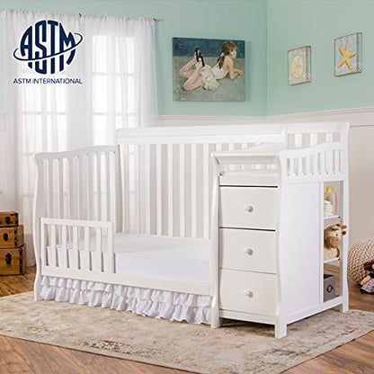 New Dream On Me Convertible Crib Toddler Guard Rail (White | 21.25L x 1.2W x 12.25H) - Kidsy