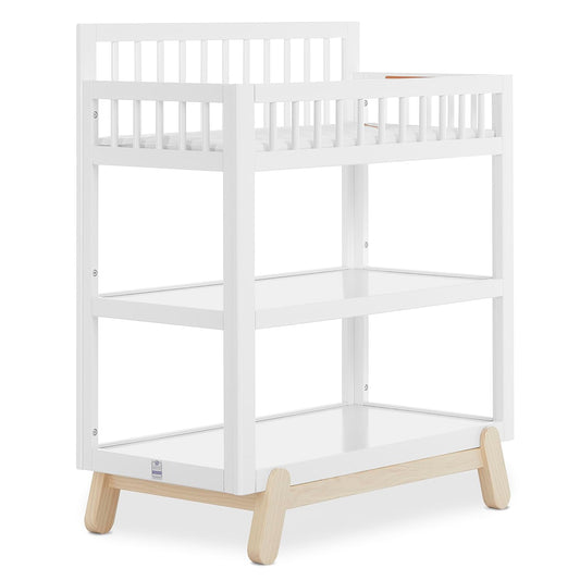 New Dream On Me Hygge Baby Nursery Changing Table (Vintage White Oak) - Kidsy