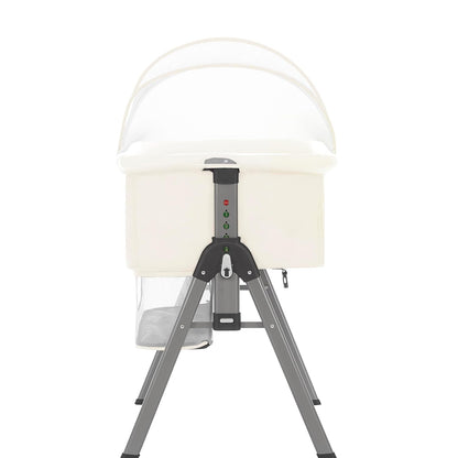 New Dream On Me Lotus Bassinet Bedside Sleeper Adjustable Height (Ivory) - Kidsy