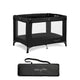 New Dream On Me Nest Portable Playard with Carry Bag (Black) - Kidsy