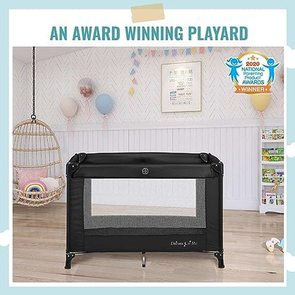 New Dream On Me Nest Portable Playard with Carry Bag (Black) - Kidsy