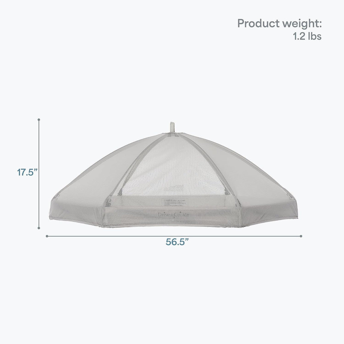 New Dream on Me Onyx Canopy (Gray) - Kidsy