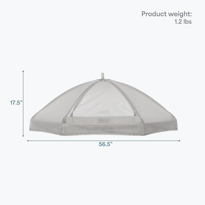 New Dream on Me Onyx Canopy (Gray) - Kidsy