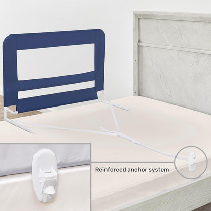 New Dream on Me Security Rail for Twin Size Bed (Navy) - Kidsy