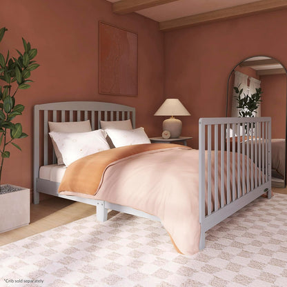 New Dream On Me Universal Crib to Full Size Bed Conversion Kit (Pebble Grey) - Kidsy