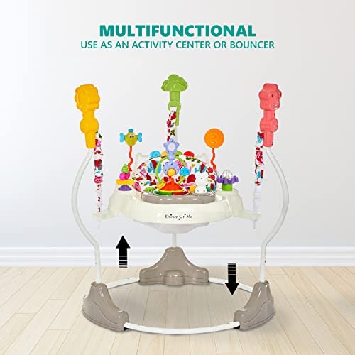 New Dream On Me Zany 2 - in - 1 Baby Activity Center and Bouncer (Elephant Print) - Kidsy