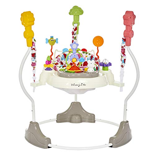 New Dream On Me Zany 2-in-1 Baby Activity Center and Bouncer (Elephant Print)