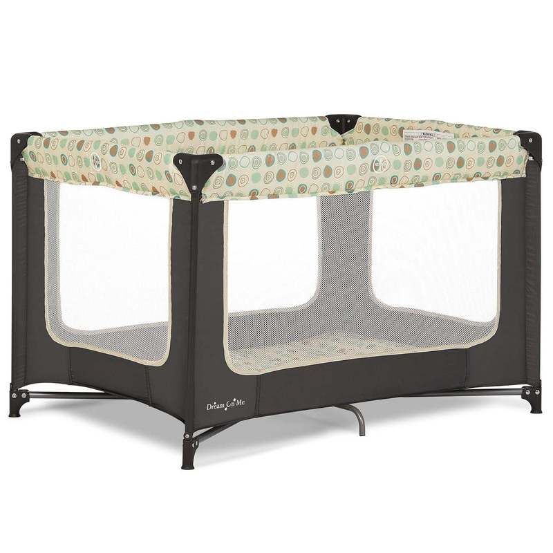 New Dream On Me Zodiak Portable Baby Playard (Grey) - Kidsy
