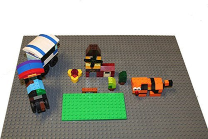 New DreamBuilderToy 15.75" X 15.75" Gray Building Construction Base Plates (4 Pack Bundle) - Kidsy