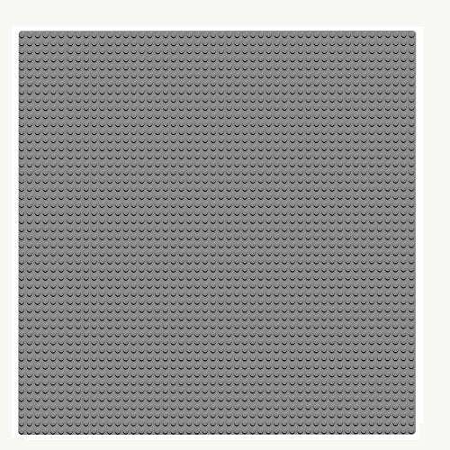 New DreamBuilderToy 15.75" X 15.75" Gray Building Construction Base Plates (4 Pack Bundle) - Kidsy