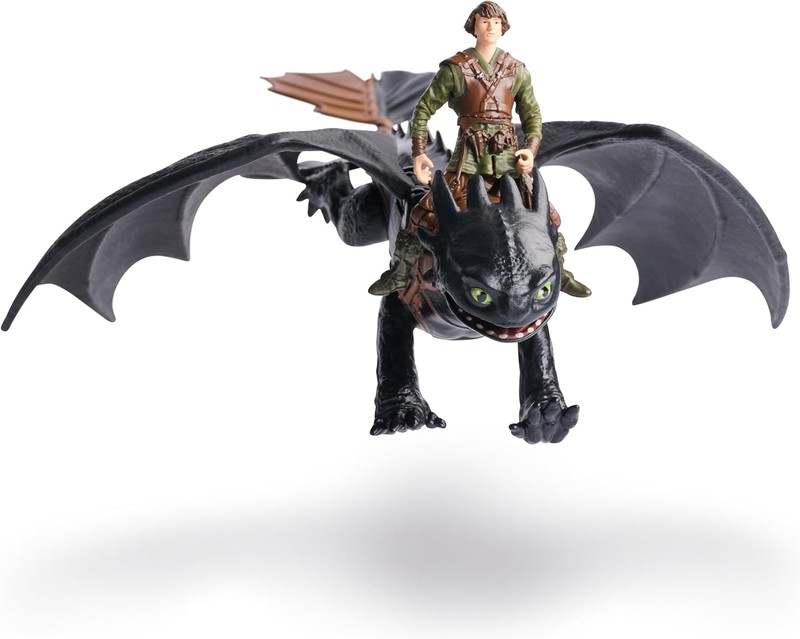 New DreamWorks Dragons Viking Duo Action Figures (Toothless & Hiccup) - Kidsy