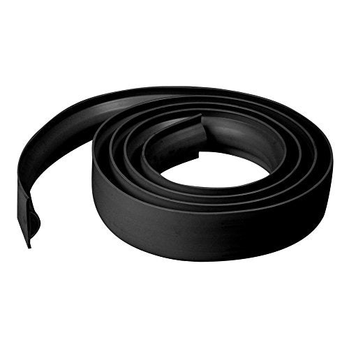 New EasyFlex Plastic D - Profile Dock Edging Rub Rail for Boat Docks, 16 - Feet, Black (5011B - 16C) - Kidsy