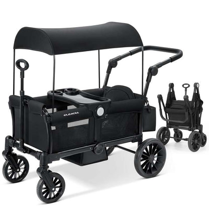New ELEMARA Stroller Wagon for 2 Kids (Black) - Kidsy
