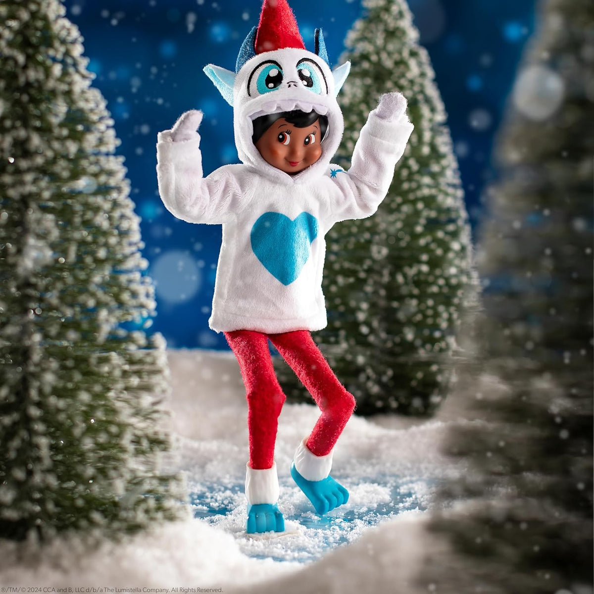 New Elf on the Shelf Claus Couture Yeti Hoodie Outfit Set - Kidsy