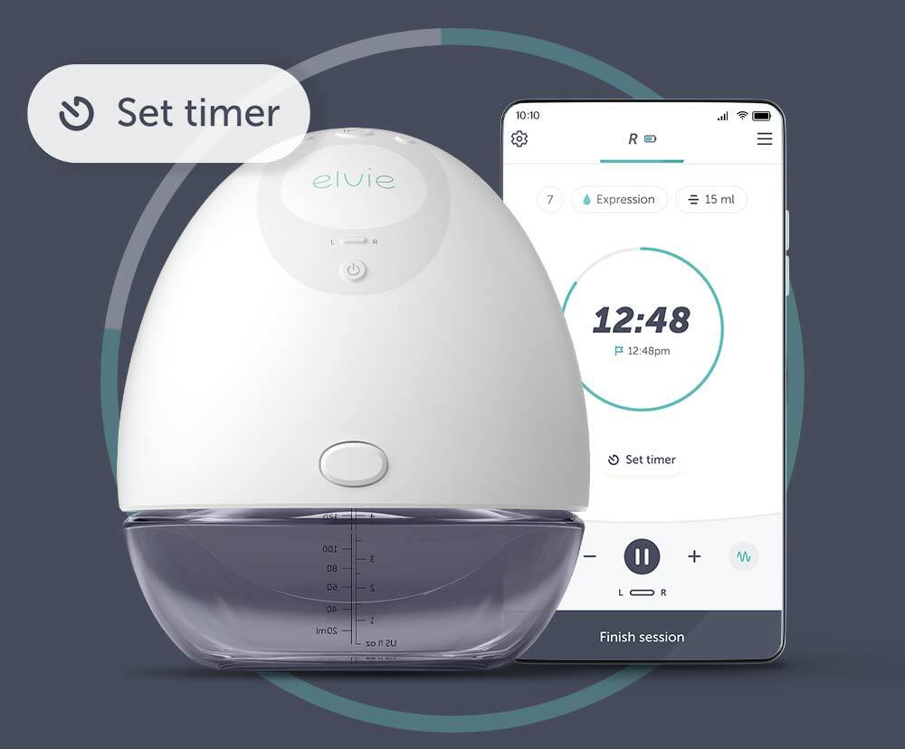 New Elvie Double Wearable Breast Pump with App - Kidsy