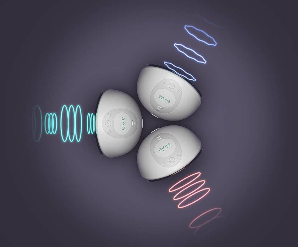 New Elvie Double Wearable Breast Pump with App - Kidsy