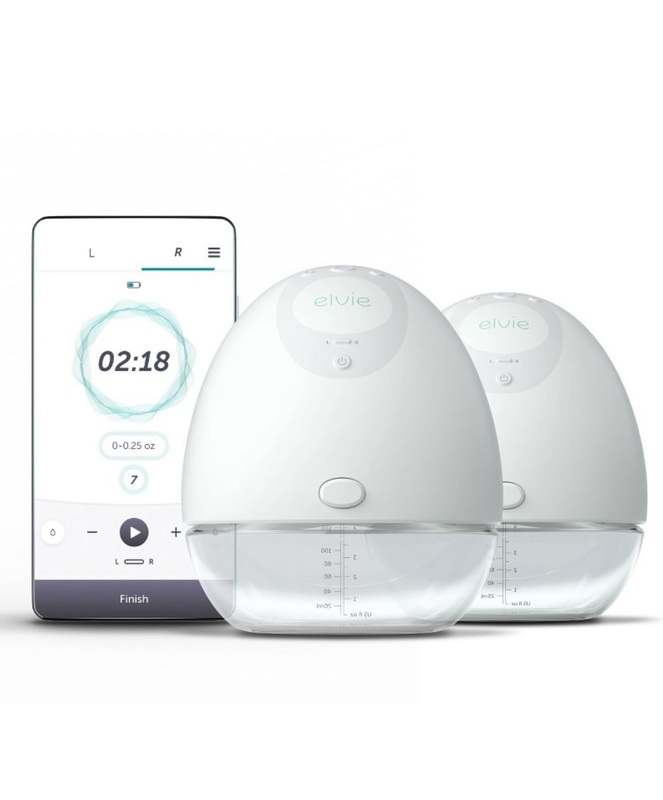 New Elvie Double Wearable Electric Breast Pump