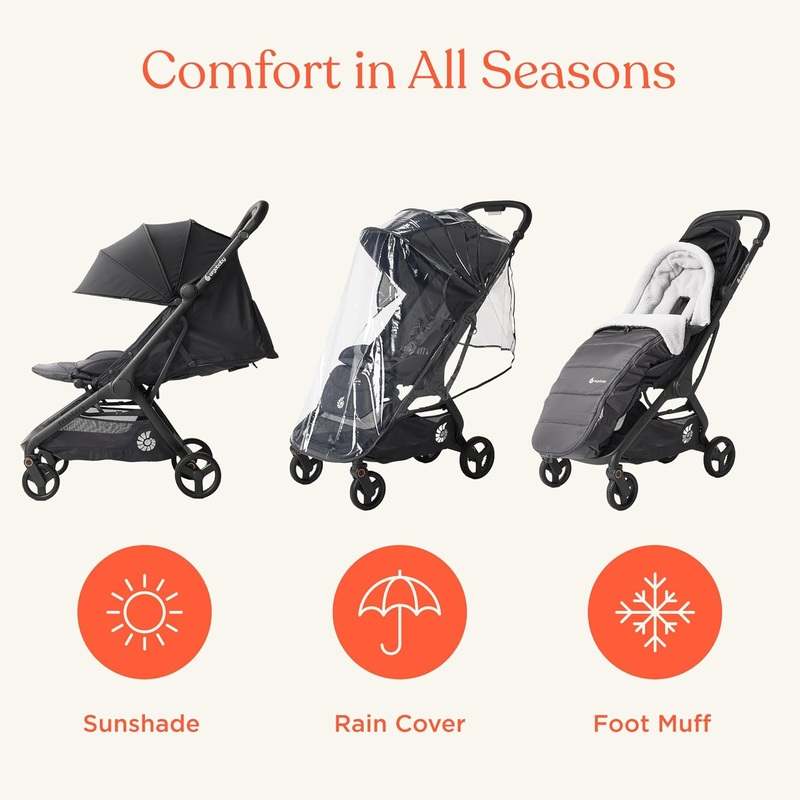 New Ergobaby Metro 3 Compact Stroller (Soft Olive) - Kidsy