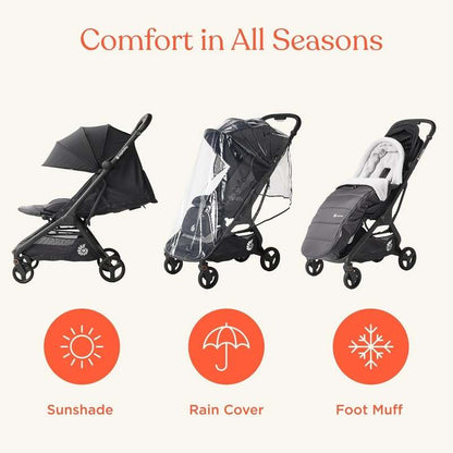 New Ergobaby Metro 3 Compact Stroller (Soft Olive) - Kidsy