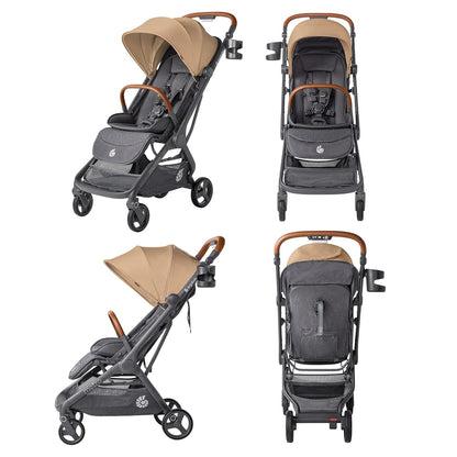 New Ergobaby Metro 3 Deluxe Baby Stroller (Camel) - Kidsy