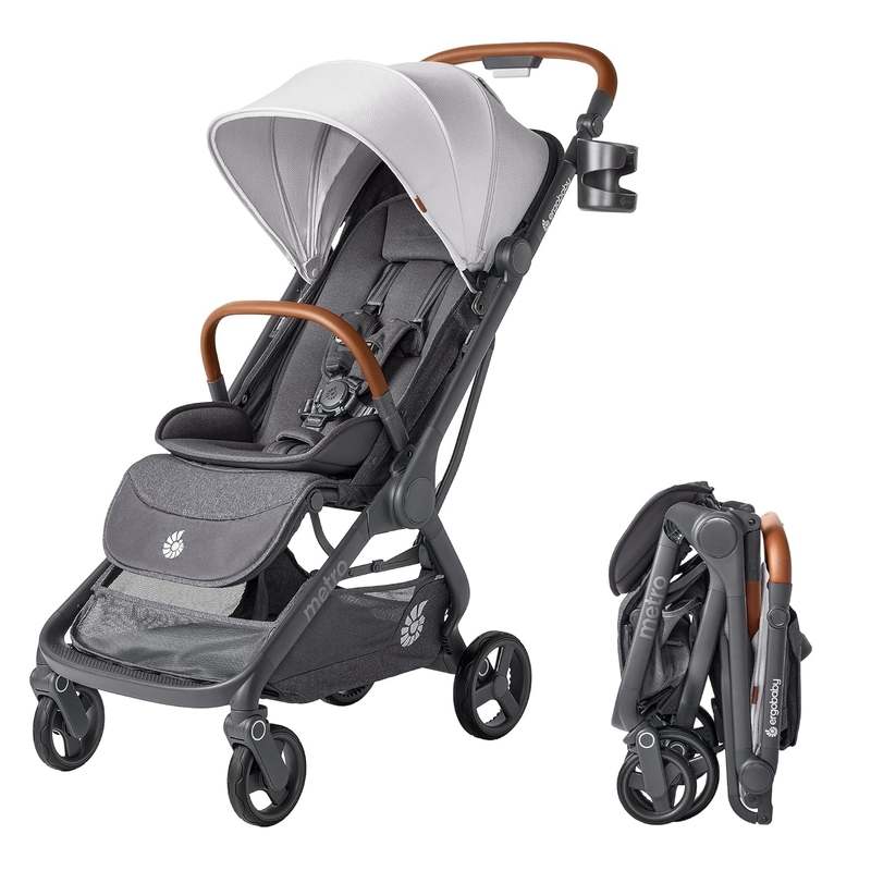 New Ergobaby Metro 3 Deluxe Baby Stroller (Pearl Grey) - Kidsy