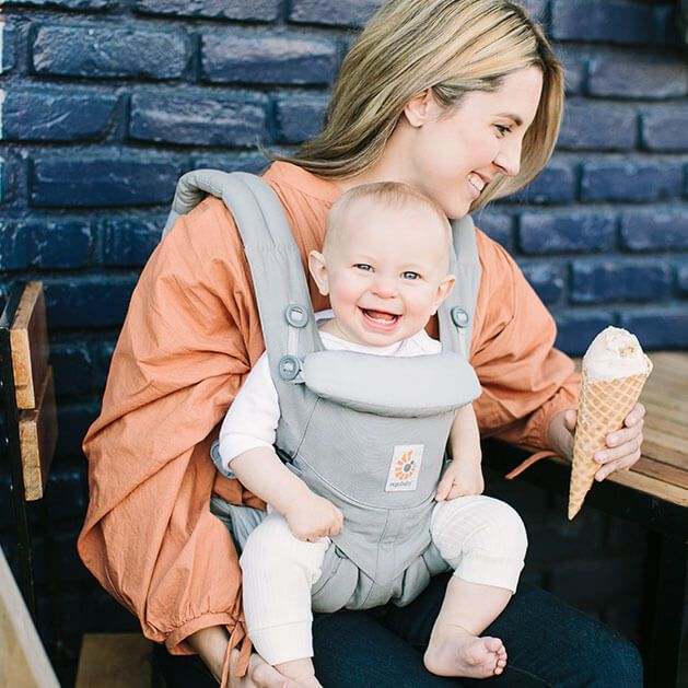 New Ergobaby Omni 360 All - Position Baby Carrier (Pearl Grey) - Kidsy