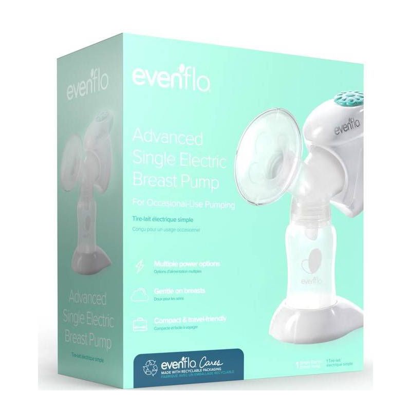 New Evenflo Advanced Single Electric Breast Pump (White) - Kidsy