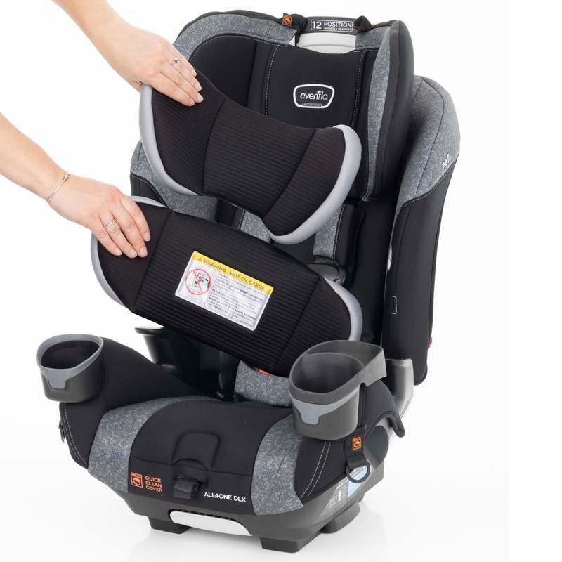New Evenflo EveryFit/All4One 3 - in - 1 Convertible Car Seat (Latitude Gray) - Kidsy