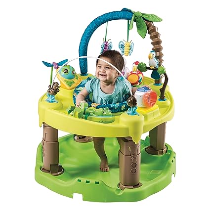 New Evenflo Exersaucer Activity Saucer and Bouncer (Life in the Amazon) - Kidsy