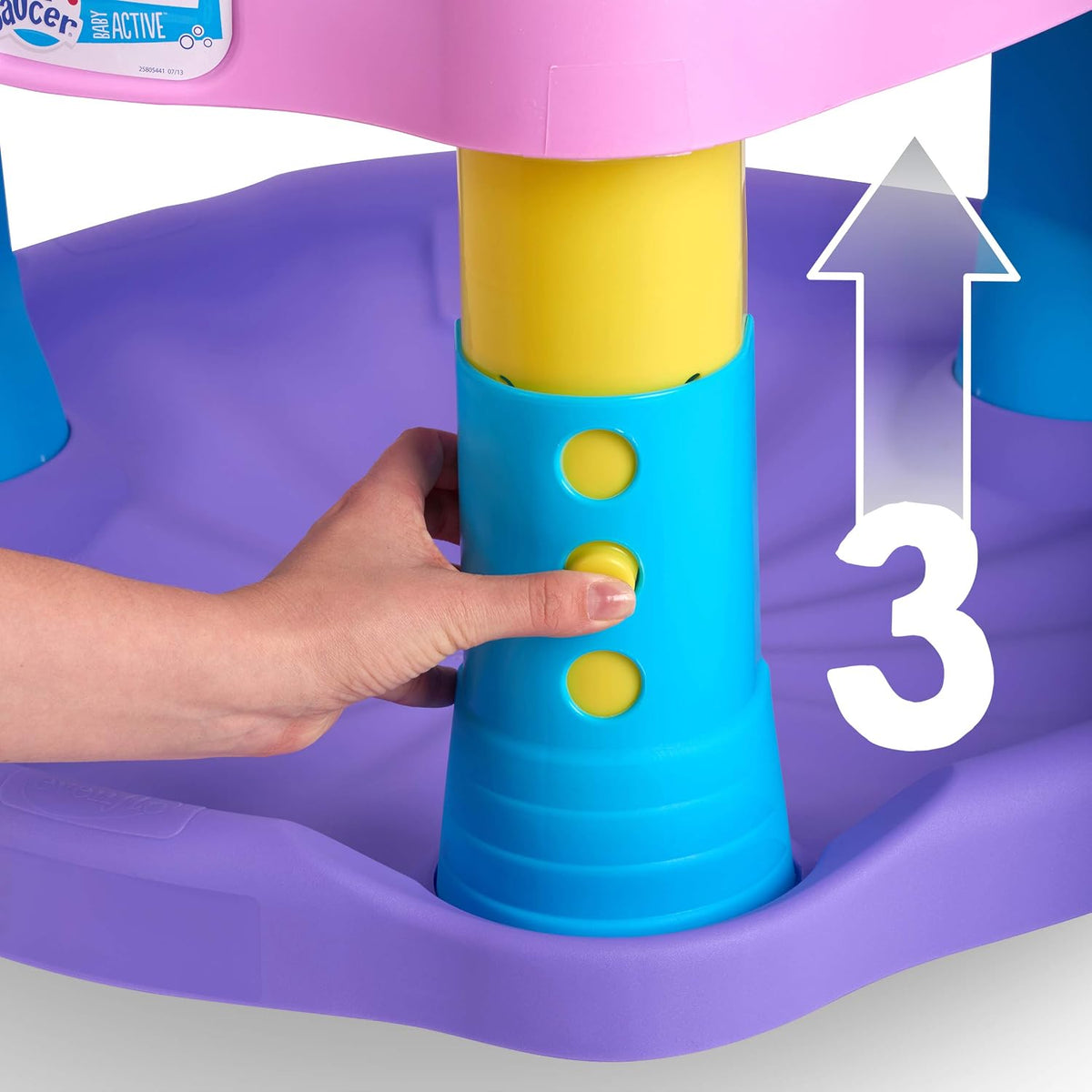 New Evenflo Exersaucer Bouncing Activity Saucer (Sweet Tea Party) - Kidsy