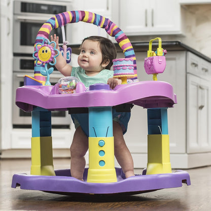 New Evenflo Exersaucer Bouncing Activity Saucer (Sweet Tea Party) - Kidsy