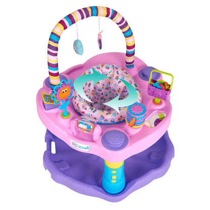 New Evenflo Exersaucer Bouncing Activity Saucer (Sweet Tea Party) - Kidsy